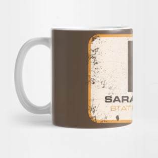 Sarang Station - distressed Mug